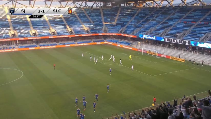 GOAL: Rodolfo Castro, Earthquakes II - 75th minute