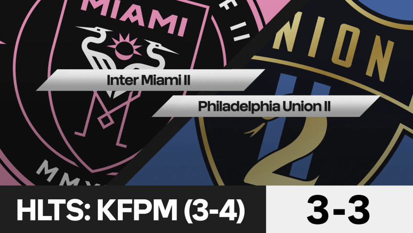 What a game! A shootout decides the Inter Miami II vs Union II showdown