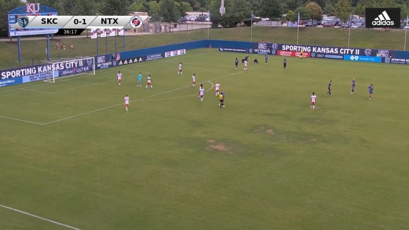 GOAL: Rauf Salifu, Sporting KC II - 37th minute