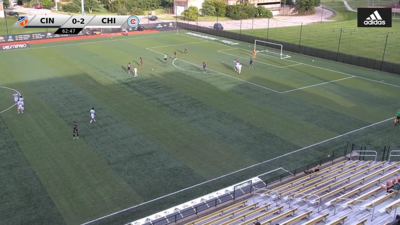 PK GOAL: Missael Rodríguez, Chicago Fire FC II - 63rd minute