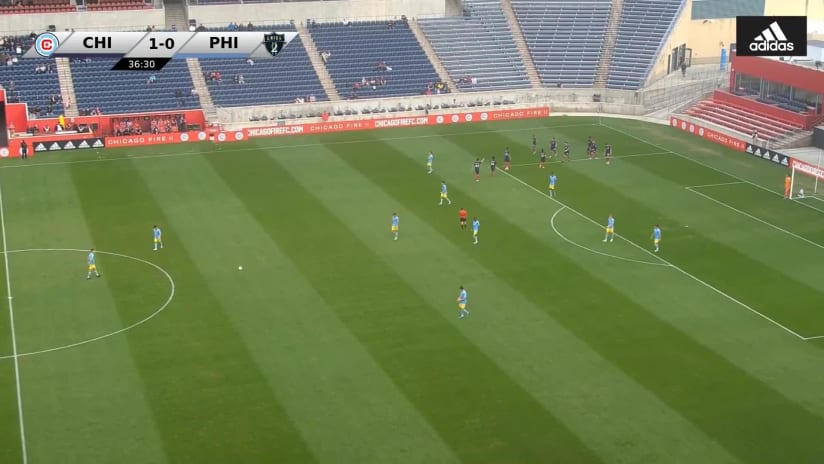 GOAL: Chinonso Offor, Chicago Fire FC II - 37th minute