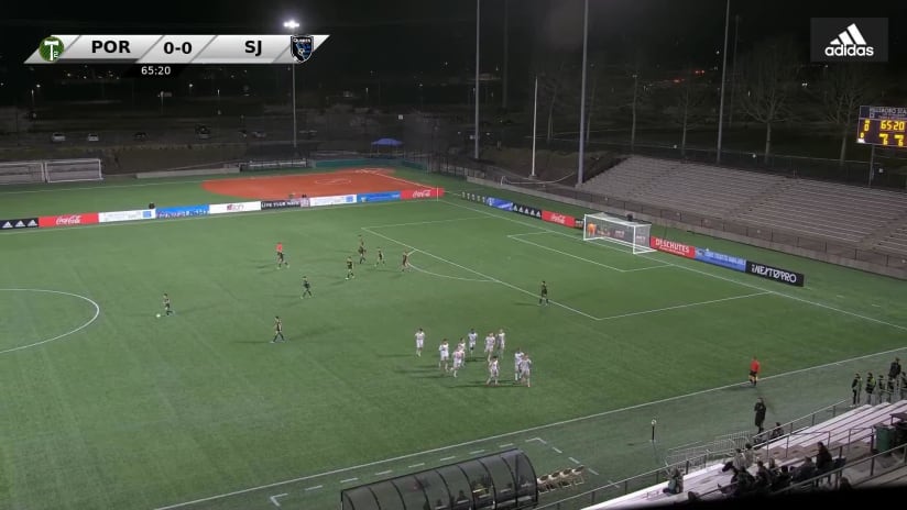 Eduardo Blancas scores Quakes II first ever MLS NEXT Pro goal via a penalty kick in style!
