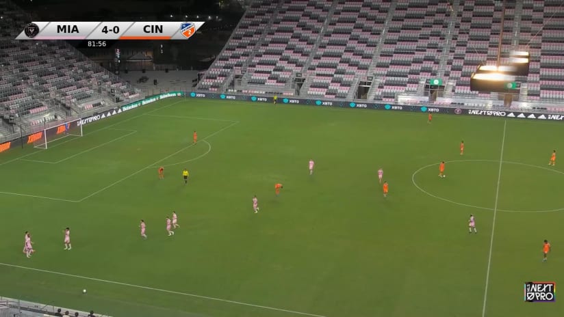 GOAL: Shanyder Borgelin, Inter Miami CF II - 82nd minute