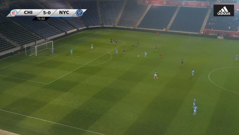 GOAL: Missael Rodríguez, Chicago Fire FC II - 71st minute