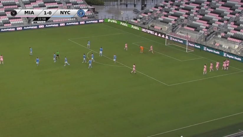 GOAL: Jairo Quinteros, Inter Miami CF II - 23rd minute