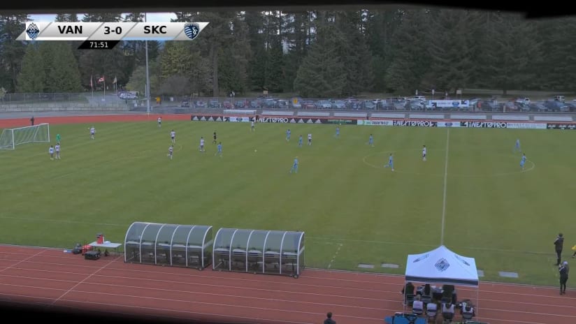 GOAL: Michael Lenis, Sporting KC II - 72nd minute