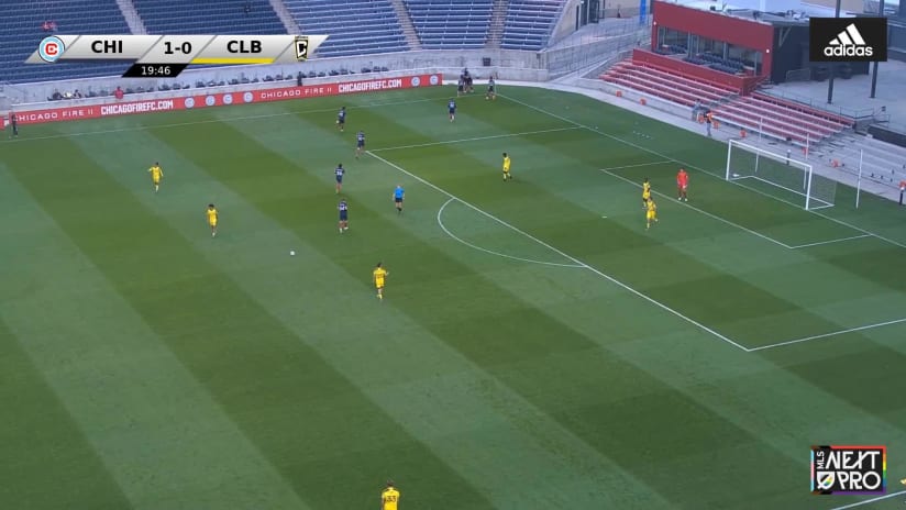 GOAL: Josh Penn, Chicago Fire FC II - 20th minute