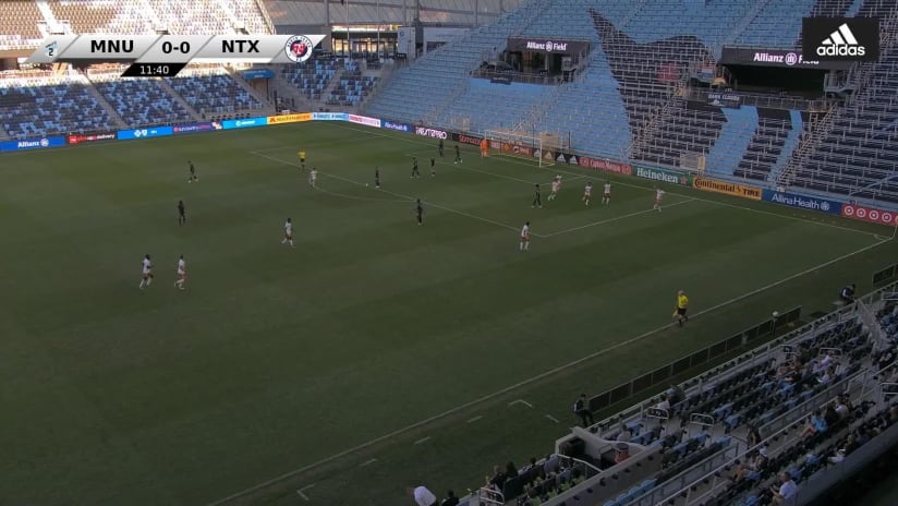 GOAL: Bernard Kamungo, North Texas SC - 12th minute