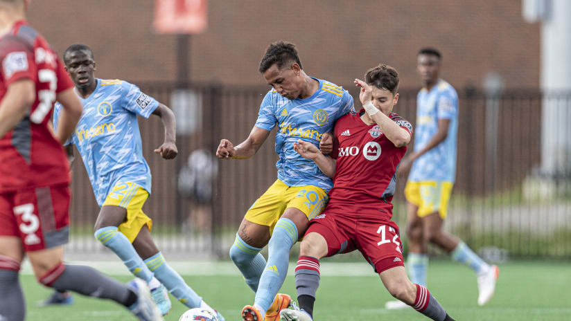 Greenidge-Duncan stoppage-time strike lifts TFCII over Philadelphia Union II