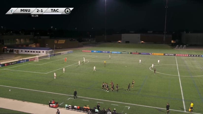 GOAL: Sagir Arce, MNUFC2 - 92nd minute