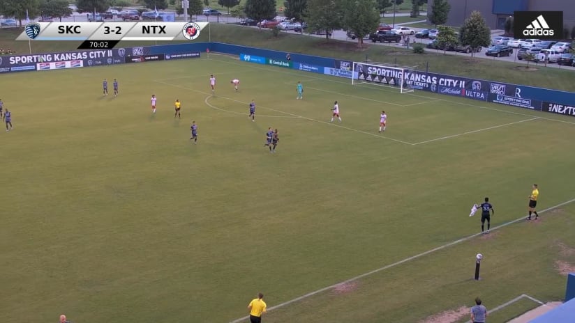 GOAL: Rauf Salifu, Sporting KC II - 70th minute