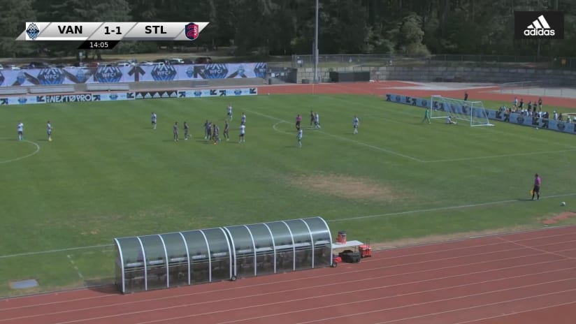 GOAL: Wan Kuzain, St Louis CITY2 - 15th minute