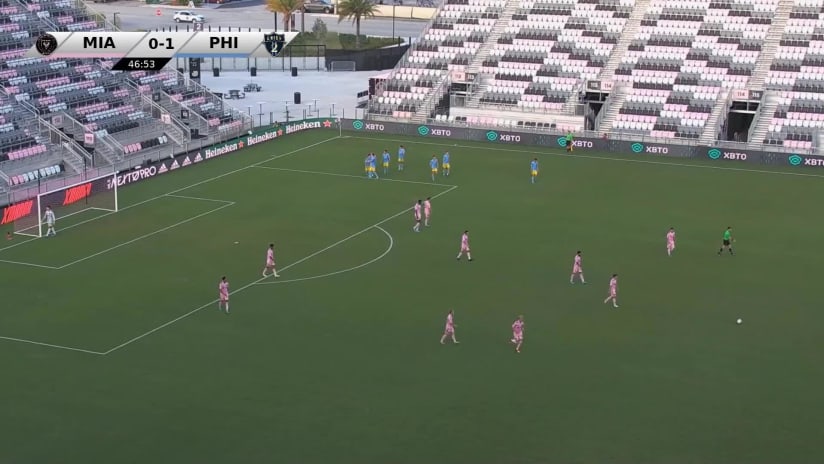 Paxten Aaronson gives Philadelphia Union II the first-half lead