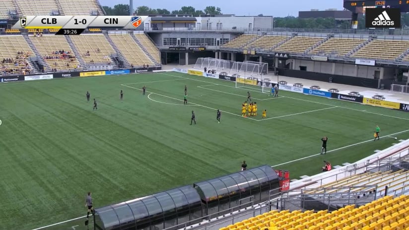 GOAL: Jacen Russell-Rowe, Columbus Crew 2 - 40th minute