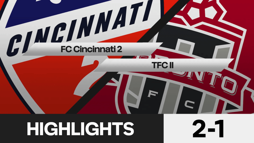 FC Cincinnati 2 defeats TFC II to get their first ever MLS NEXT Pro win