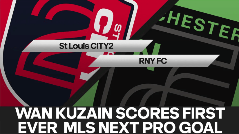 Wan Kuzain scores first ever MLS NEXT Pro goal