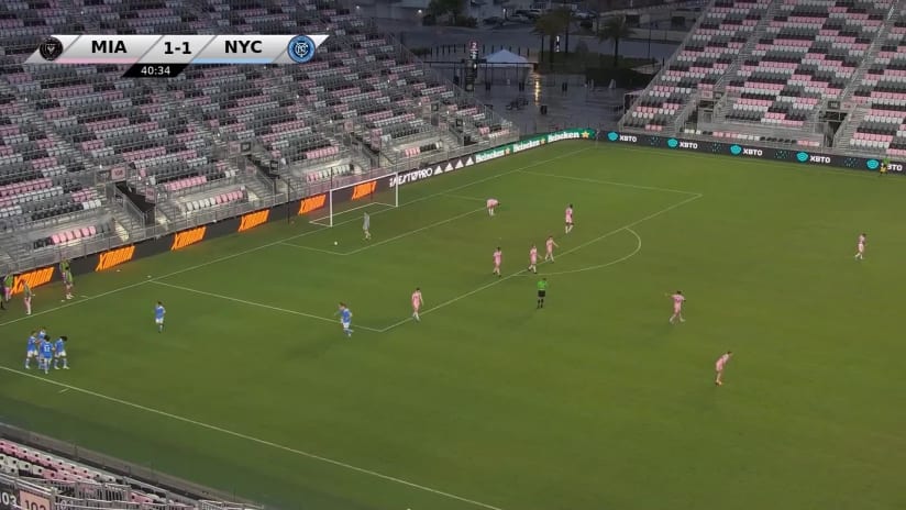 GOAL: John Denis, NYCFC II - 41st minute