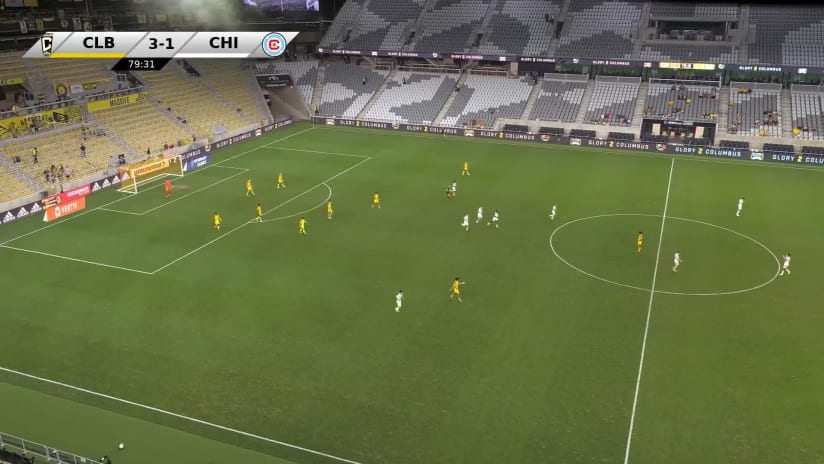 GOAL: Omari Glasgow, Chicago Fire FC II - 80th minute