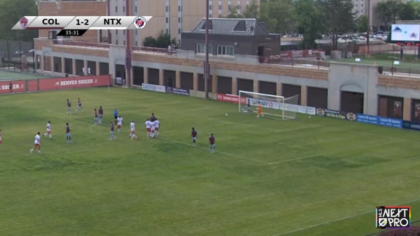 PK GOAL: Bernard Kamungo, North Texas SC - 36th minute