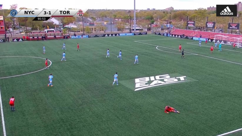 GOAL: El Mahdi Youssoufi, NYCFC II - 91st minute