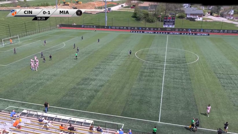 GOAL: Tyler Bagley, Inter Miami CF II - 39th minute