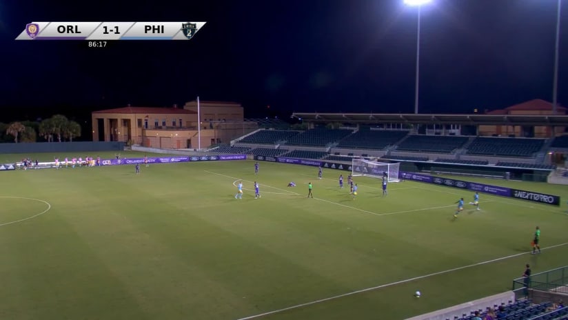 GOAL: Jesús Bueno, Philadelphia Union II - 87th minute