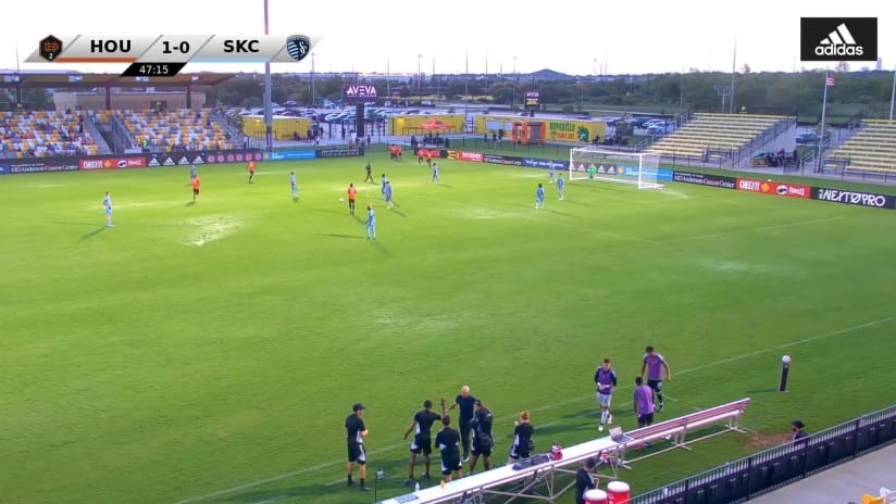 GOAL: Brooklyn Raines, Houston Dynamo 2 - 48th minute