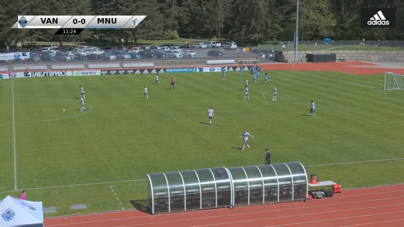GOAL: Andrew Brown, MNUFC2 - 12th minute