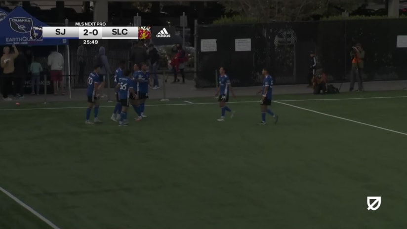GOAL: Maximilian Arfsten, Earthquakes II - 26th minute