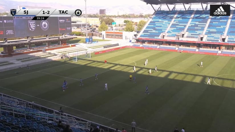 GOAL: Ousseni Bouda, Earthquakes II - 40th minute