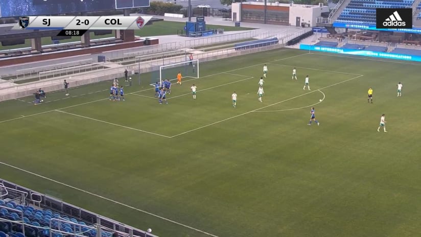 GOAL: Maximilian Arfsten, Earthquakes II - 9th minute