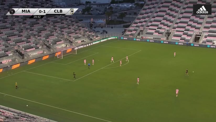 GOAL: Marco Micaletto, Columbus Crew 2 - 31st minute