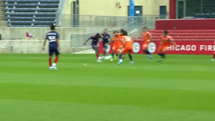 GOAL: Omari Glasgow, Chicago Fire FC II - 28th minute