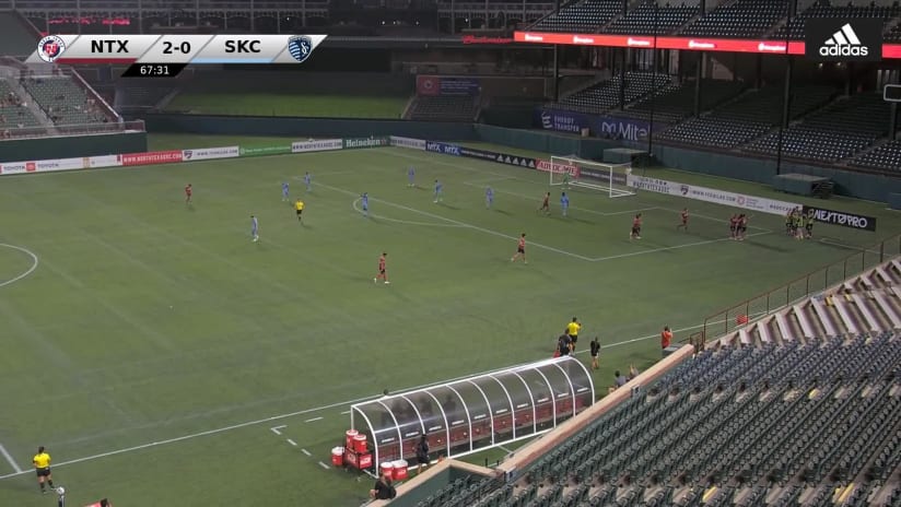 GOAL: Bernard Kamungo, North Texas SC - 68th minute