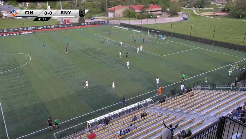 GOAL: Pedro Dolabella, RNY FC - 42nd minute