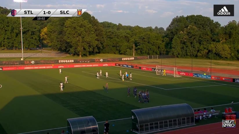 GOAL: Kyle Hiebert, St Louis CITY2 - 10th minute