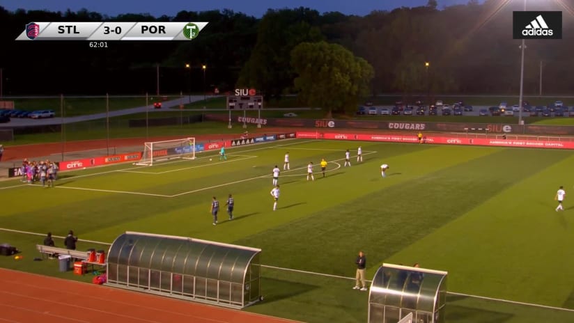 GOAL: Josh Dolling, St Louis CITY2 - 62nd minute