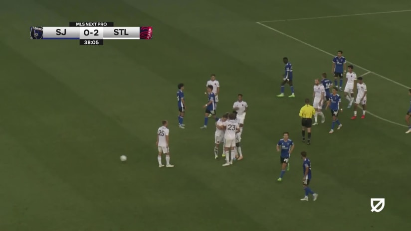 GOAL: Selmir Pidro, St Louis CITY2 - 39th minute