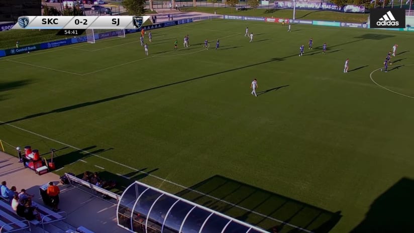GOAL: Bakary Bagayoko, Sporting KC II - 55th minute