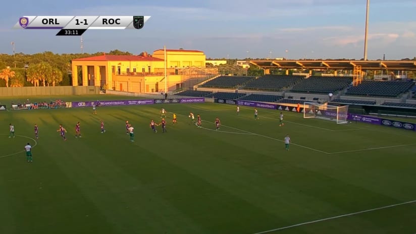 GOAL: Tesho Akindele, Orlando City B - 34th minute