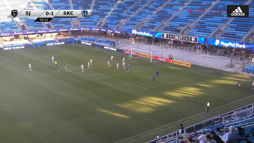 GOAL: Esai Easley, Sporting KC II - 59th minute