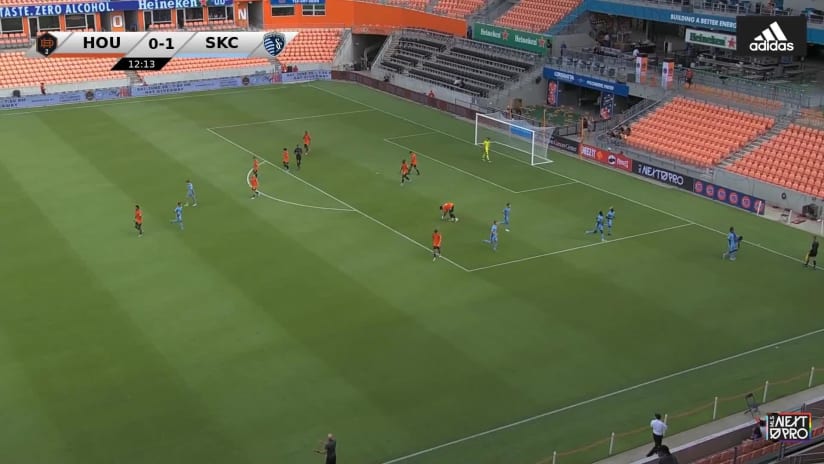 PK GOAL: Rauf Salifu, Sporting KC II - 13th minute