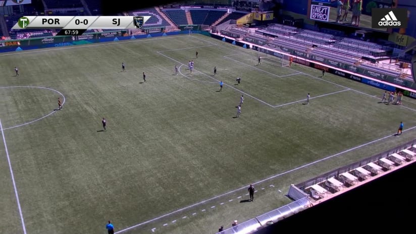 GOAL: Cruz Medina, Earthquakes II - 68th minute