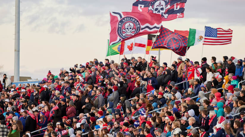 The sights of the inaugural MLS NEXT Pro match 