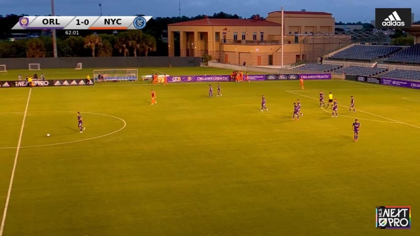 GOAL: John Denis, NYCFC II - 62nd minute