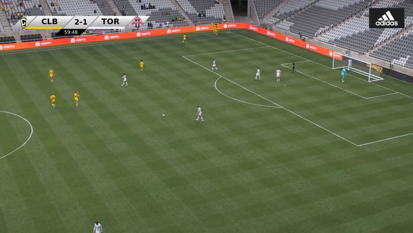 GOAL: Noah Fuson, Columbus Crew 2 - 60th minute