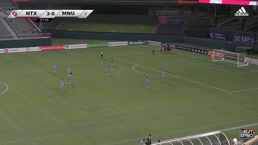 GOAL: Luis Miguel Cardoso Santos, North Texas SC - 59th minute