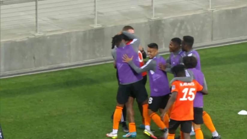 GOAL: Kyle Edwards, Houston Dynamo 2 - 51st minute