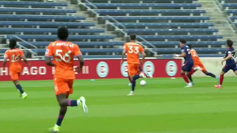 GOAL: Andrew Akindele, FC Cincinnati 2 - 29th minute