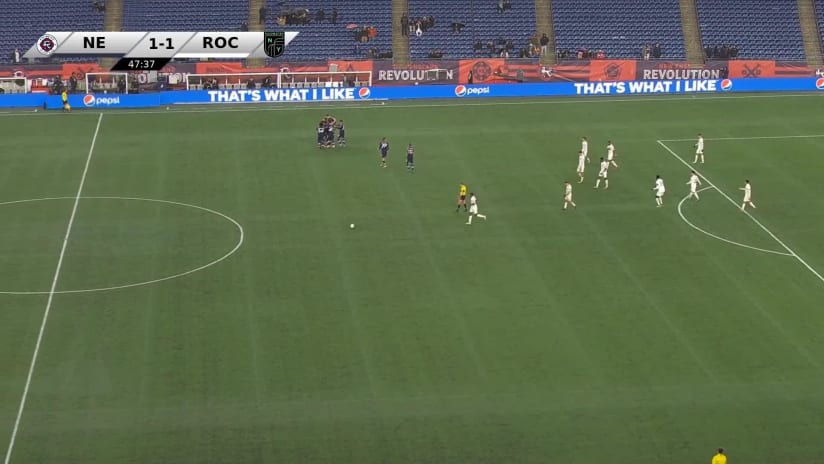 Sean O'Hearn scores a beautiful goal for Revs II and go ahead 2-1 vs. RNY FC